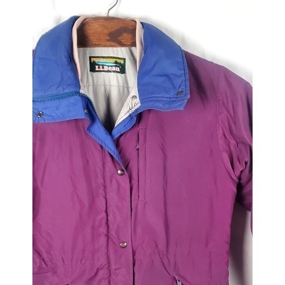 Vintage LL BEAN‎ Purple Insulated Waterproof  PENOBSCOT Parka XL 70s-90s Amazing - Picture 2 of 9